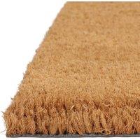 Berkfield Home Durable Door Mat Natural 60x90 cm Tufted Coir in Brown