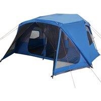 Berkfield Home Modern Family Tent 10-Person Blue Quick Release Waterproof