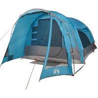 Berkfield Home Modern Family Tent 6-Person Blue Waterproof