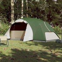 Berkfield Home Modern Family Tent Crossvent 8-Person Green Waterproof