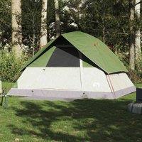 Berkfield Home Modern Family Tent Dome 6-Person Green Waterproof