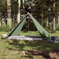 Berkfield Home Modern Family Tent Tipi 8-Person Green Waterproof