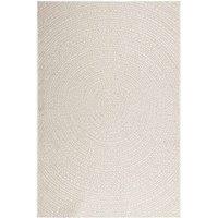 Berkfield Home Rug ZIZUR Cream 140x200 cm Jute Look Indoor & Outdoor | Size: Medium