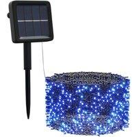 Berkfield Home Solar Fairy Lights 5 pcs 5x200 LED Blue Indoor Outdoor