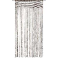 Berkfield Home Macrame Curtain Taupe 140x240 cm Cotton