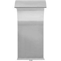 Berkfield Home Pool Fountain Stainless Steel 45x30x65 cm Silver | Size: 45 x 30 x 65 cm