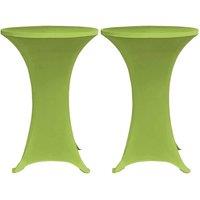 Berkfield Home Stretch Table Cover 4 pcs 60 cm Green