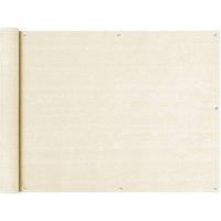 Berkfield Home Balcony Screen Cream 90x500 cm HDPE in Beige