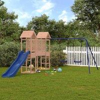 Berkfield Home Outdoor Playset Solid Wood Douglas in Brown