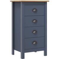 Berkfield Home Sideboard Hill Grey 46x35x80 cm Solid Pine Wood | Size: 46 x 35 x 80 cm