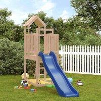 Berkfield Home Outdoor Playset Solid Wood Pine in Brown