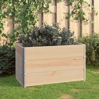 Berkfield Home Raised Beds 3 pcs 50x100 cm Solid Pine Wood (310053) in Brown