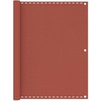 Berkfield Home Balcony Screen Terracotta 120x500 cm HDPE in Brown