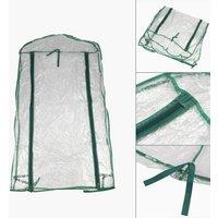NESTLUNE 5 Tier Mini Greenhouse Garden Plant Grow Bag in Clear | Size: 100 cm x 15 cm