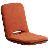 SPETLEK 5-Position Folding Floor Gaming Chair Lazy Sofa Floor Orange | Size: 0.6m2