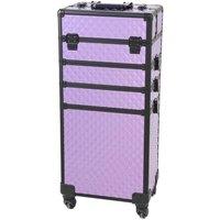 Kelvenix 4 in 1 Makeup Cosmetic Storage Box in Purple