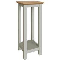 FORGEVIO Oak Assembled Side End Lamp Table, Living Room Furniture in Green