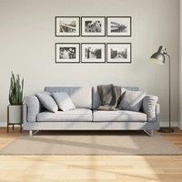 Berkfield Home Rug HUARTE Short Pile Soft & Washable Sand 120x170 cm in Brown | Size: Medium