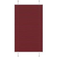 Berkfield Home Pleated Blind Bordeaux Red 75x100 cm Fabric Width 74.4 cm Polyester