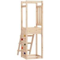 Berkfield Home Outdoor Playset 53x46.5x169 cm Solid Wood Pine in Brown