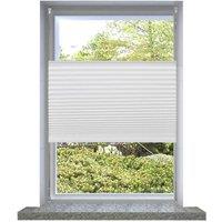 Berkfield Home Plisse Blind 100x100cm White Pleated Blind | Size: 100x100 cm