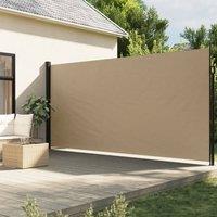 Berkfield Home Retractable Side Awning Beige 220x500 cm