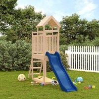 Berkfield Home Outdoor Playset Solid Wood Pine in Brown