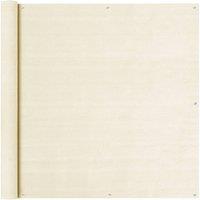 Berkfield Home Balcony Screen Cream 120x600 cm HDPE in Beige