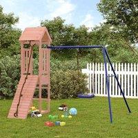 Berkfield Home Outdoor Playset Solid Wood Douglas in Brown