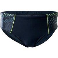 Aquawave Men's Danilo Sea Print Swimming Trunks in Black | Size: Large