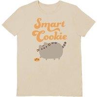 Pusheen Women's Smart Cookie T-Shirt in Light Sand | Size: Small
