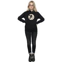 Tinkerbell Women's Moon Cropped Hoodie in Black | Size: Small