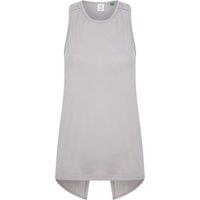 Tombo Women's Open Back Vest Top in Light Grey | Size: 16