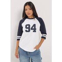 PixieGirl Women's Petite '94' Slogan Top | Size: 14