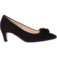 Gabor Women's 'Dusty' Smart Court Shoes in Black | Size: 4.5