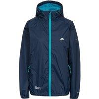 Trespass Women's Qikpac Packaway Waterproof Jacket in Navy | Size: 2XL