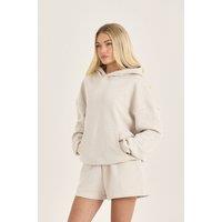 Loom Archives Women's LOOM Everyday Archive Oversized Hoodie in Light Stone | Size: Medium