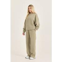 Loom Archives Women's LOOM Straight Leg Jogger in Pale Green | Size: Medium