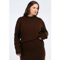 Kettlewell Women's Tina Merino Sweater in Dark Brown | Size: 10