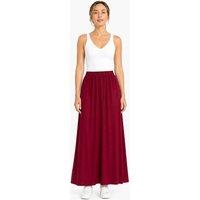 Kettlewell Women's Selena Satin Skirt in Raspberry | Size: Medium