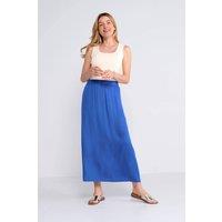 Kettlewell Women's Selena Satin Skirt in Cobalt | Size: Large