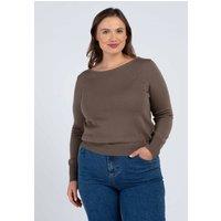 Kettlewell Women's Grace Sweater in Light Brown | Size: 12