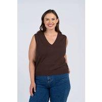 Kettlewell Women's Marnie Tank Top in Dark Brown | Size: 10
