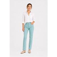 Kettlewell Women's Denim Full Length Jeans in Duck Egg Blue | Size: Medium