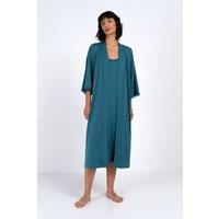 Kettlewell Women's Luna Dressing Gown in Turquoise | Size: 12