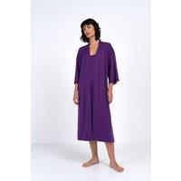 Kettlewell Women's Luna Dressing Gown in Purple | Size: 14