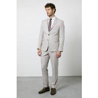 Burton Men's Light Brown Slim Fit Suit Trousers | Size: 34R