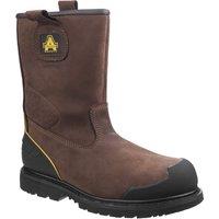 Amblers Men's 'FS223' Riggers Safety Boots in Brown | Size: 12