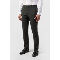 Limehaus Men's Flat Fronted Tailored Suit Trousers in Dark Blue | Size: 50R