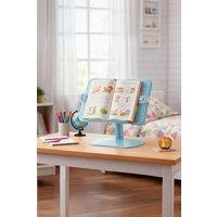 Living and Home Adjustable Book Stand & Reading Holder for Books, Tablets, Laptops in Blue